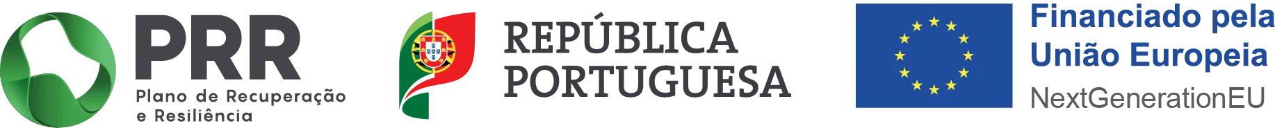 PRR · República Portuguesa · Financiado pela União Europeia – NextGenerationEU